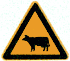 注意牲畜标志